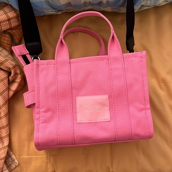 MARC JACOBS The Canvas Small Tote Bag - Candy Pink - Picture 8 of 9